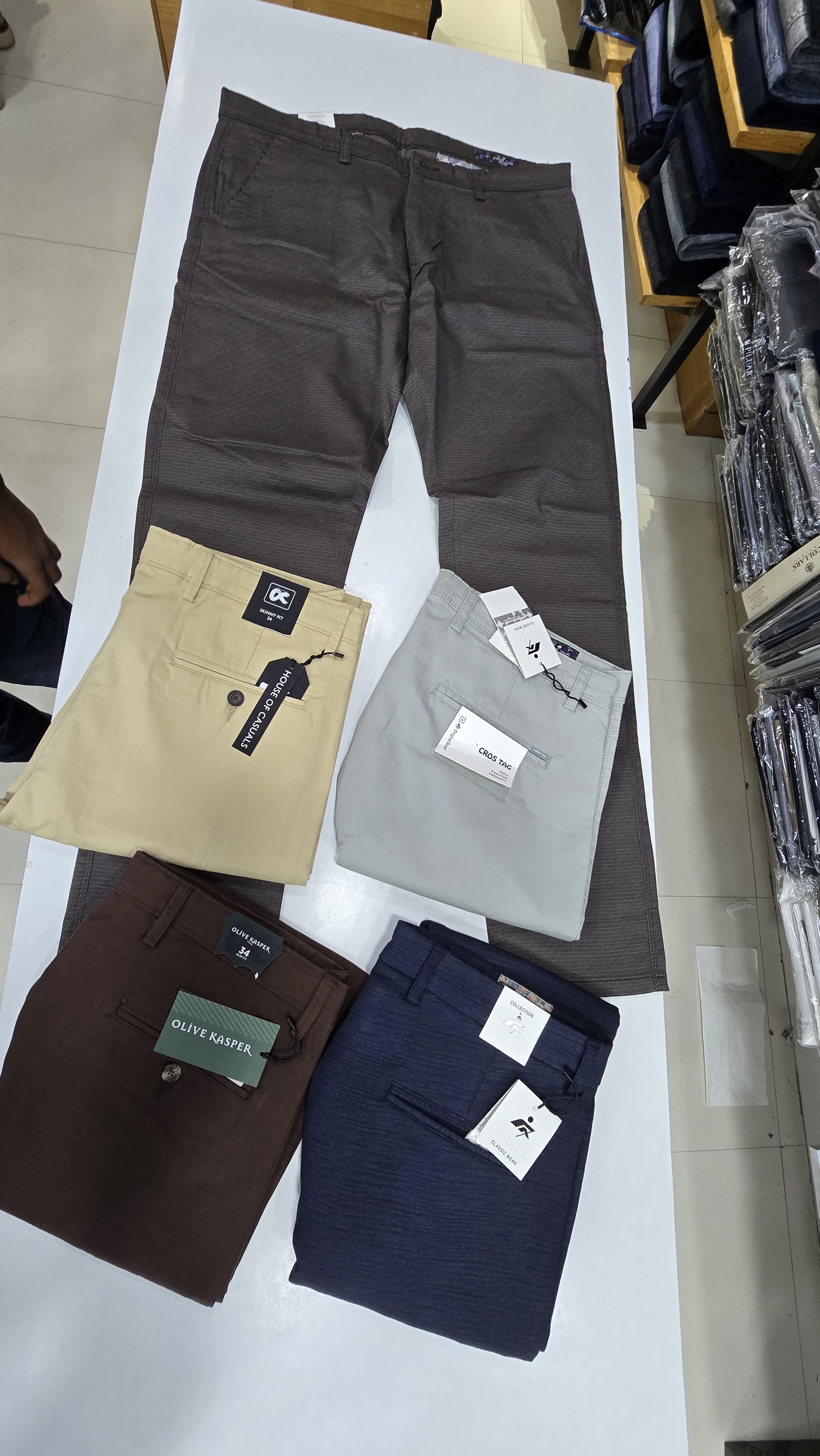 Men's Jeans and Pants - Cotton Trousers
